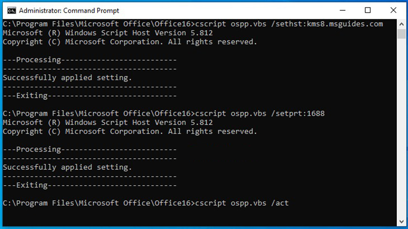 Tải office 365 full crack 11 crack Office 365 bằng Command Prompt